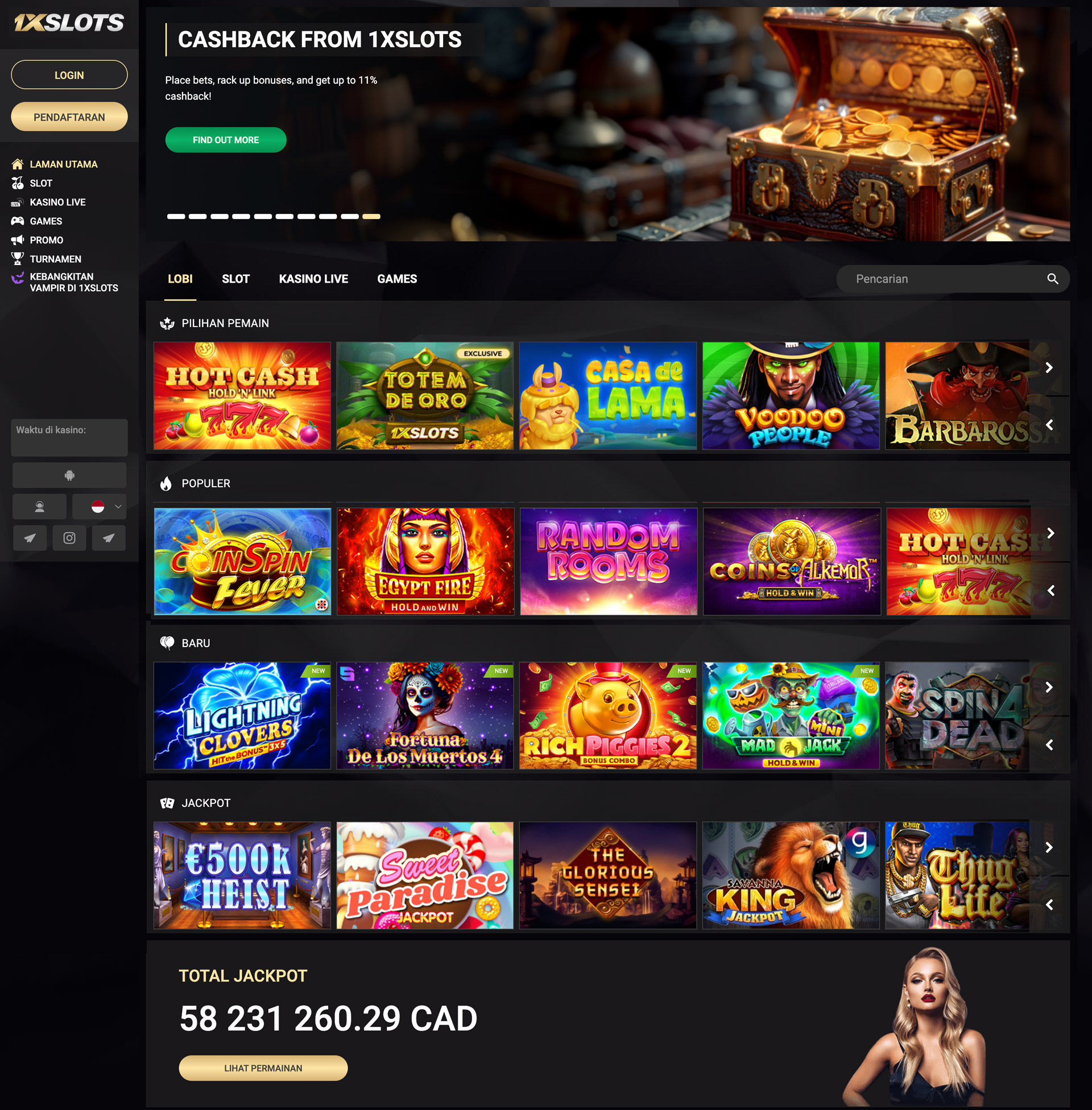 1xslot-casino.net