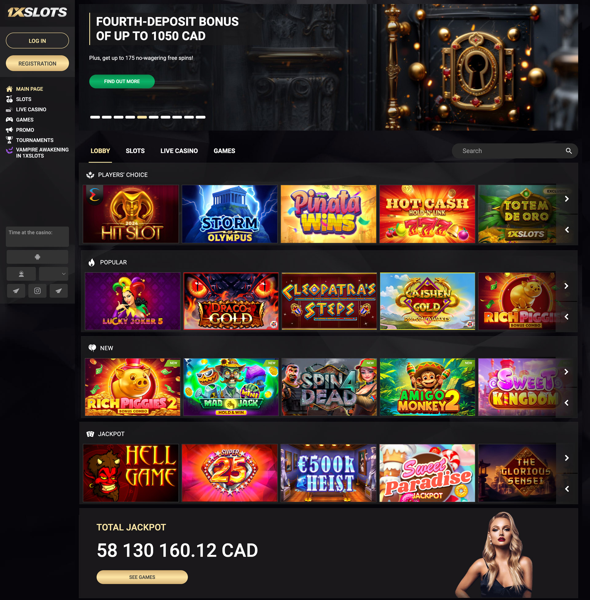 1xslot-casino.net